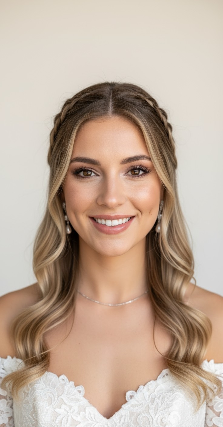 After Waterfall Hairstyle For Wedding